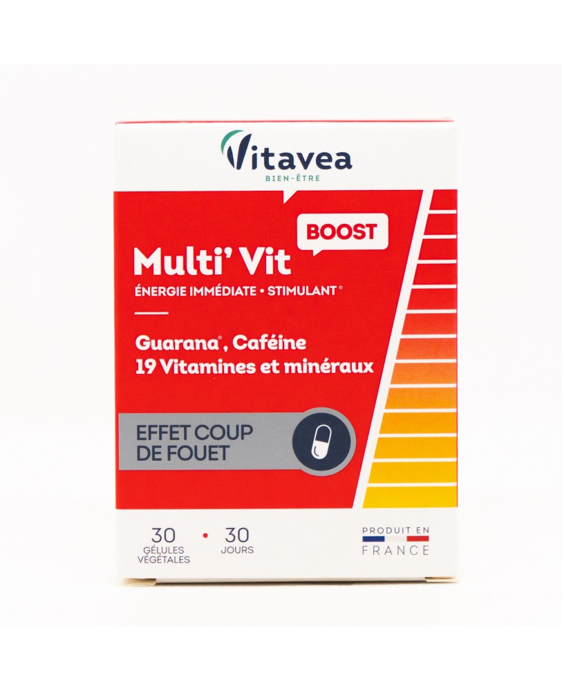 Vitavea  Gvaraninės paulinijos ekstraktas, kofeinas +19 vitaminų ir mikroelementų, maisto papildas