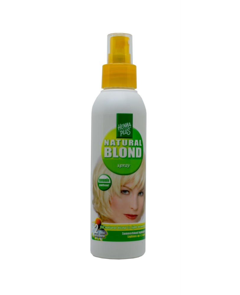 Purškiamas plaukų šviesintojas su ramunėlėmis Hennaplus Natural  Blondspray