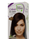 HAIRWONDER Colour & Care plaukų dažai be amoniako, spalva kavos ruda 4.03, 100 ml