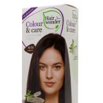 HAIRWONDER Colour & Care plaukų dažai be amoniako, spalva kaštono 4.56, 100 ml