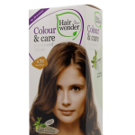 HAIRWONDER Colour & Care plaukų dažai be amoniako, spalva riešuto 6.35, 100 ml