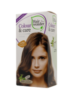 HAIRWONDER Colour & Care plaukų dažai be amoniako, spalva riešuto 6.35, 100 ml