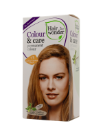 HAIRWONDER Colour & Care plaukų dažai be amoniako, spalva vidutinė aukso blondinė 7.3, 100 ml