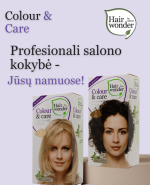 HAIRWONDER Colour & Care plaukų dažai be amoniako, spalva tamsi ruda 3, 100 ml - Image 4