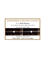 HAIRWONDER Colour Cream dažantis kremas, spalva tamsi ruda 3 - Image 2