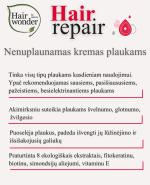 HAIRWONDER Hair Repair nenuplaunamas plaukų kremas, 100 ml - Image 4
