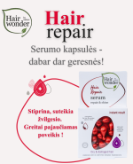 HAIRWONDER, Hair Repair serumo kapsulės plaukams, 14 vnt - Image 3