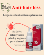 HAIRWONDER Intensive Hair Repair Anti-hairloss losjonas slenkantiems plaukams, 75 ml - Image 3