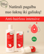 HAIRWONDER Intensive Hair Repair Anti-hairloss losjonas slenkantiems plaukams, 75 ml - Image 2