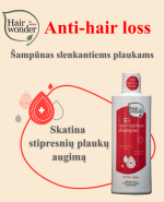 HAIRWONDER Intensive Hair Repair Anti-hairloss šampūnas slenkantiems plaukams, 200 ml - Image 3
