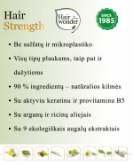 HAIRWONDER "Hair Strength" plaukus sustiprinantis šampūnas, 200 ml - Image 4