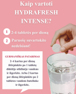 VITAVEA  HYDRAFRESH Intense raudonųjų vaisių skonio, 20 tirpstančių tablečių - Image 2