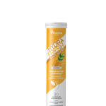 VITAVEA HYDRAFRESH be cukraus ananasų skonio, 20 tirpstančių  tablečių