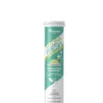 VITAVEA HYDRAFRESH be cukraus citrinų-verbenų skonio, 20 tirpstančių tablečių