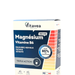VITAVEA Magnis + vitaminas B6, 45 augalinės kilmės kapsulės
