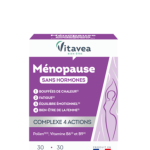 VITAVEA Menopauzė (be hormonų), 30 augalinės kilmės kapsulių