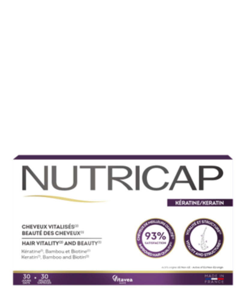 Vitavea-nutricap-keratine-plaukams_slamutis.lt VITAVEA Nutricap Keratine plaukams, 30 augalinės kilmės kapsulių - Image 1