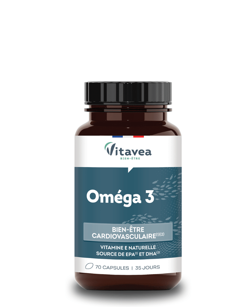 Vitavea-omega3_slamutis.lt VITAVEA OMEGA 3 su natūralios kilmės vitaminu E, 70 vnt. - Image 1