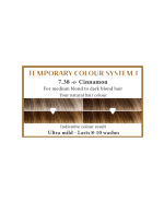HAIRWONDER Colour Cream dažantis kremas, spalva cinamono 7.38 - Image 2