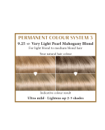HAIRWONDER Ilgalaikiai plaukų dažai, spalva labai šviesi rausvo perlinio atspalvio blondinė 9.25 - Image 2
