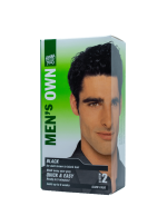 HENNAPLUS „Men’s Own Colour“ plaukų dažai vyrams, spalva juoda 1