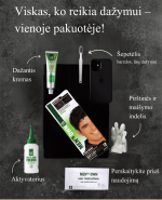 HENNAPLUS „Men’s Own Colour“ plaukų dažai vyrams, spalva tamsi ruda 3 - Image 3