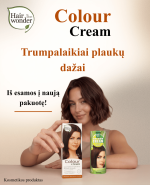 HAIRWONDER Colour Cream dažantis kremas, spalva cinamono 7.38 - Image 4