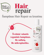 HAIRWONDER Hair Repair šampūnas kasdieniam naudojimui, 200 ml - Image 3