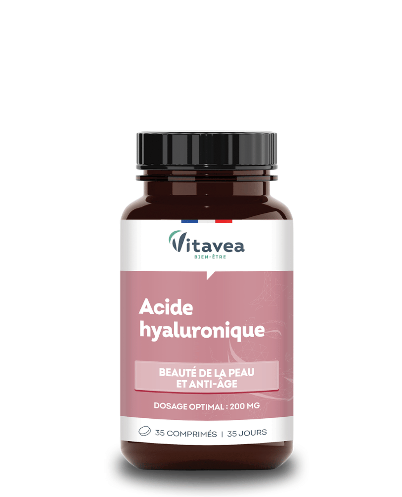 Vitavea-hialurono-rugstis-200mg_slamutis.lt VITAVEA Hyaluronic Acid hialurono rūgštis 200 mg, 35 augalinės kilmės kapsulės - Image 1